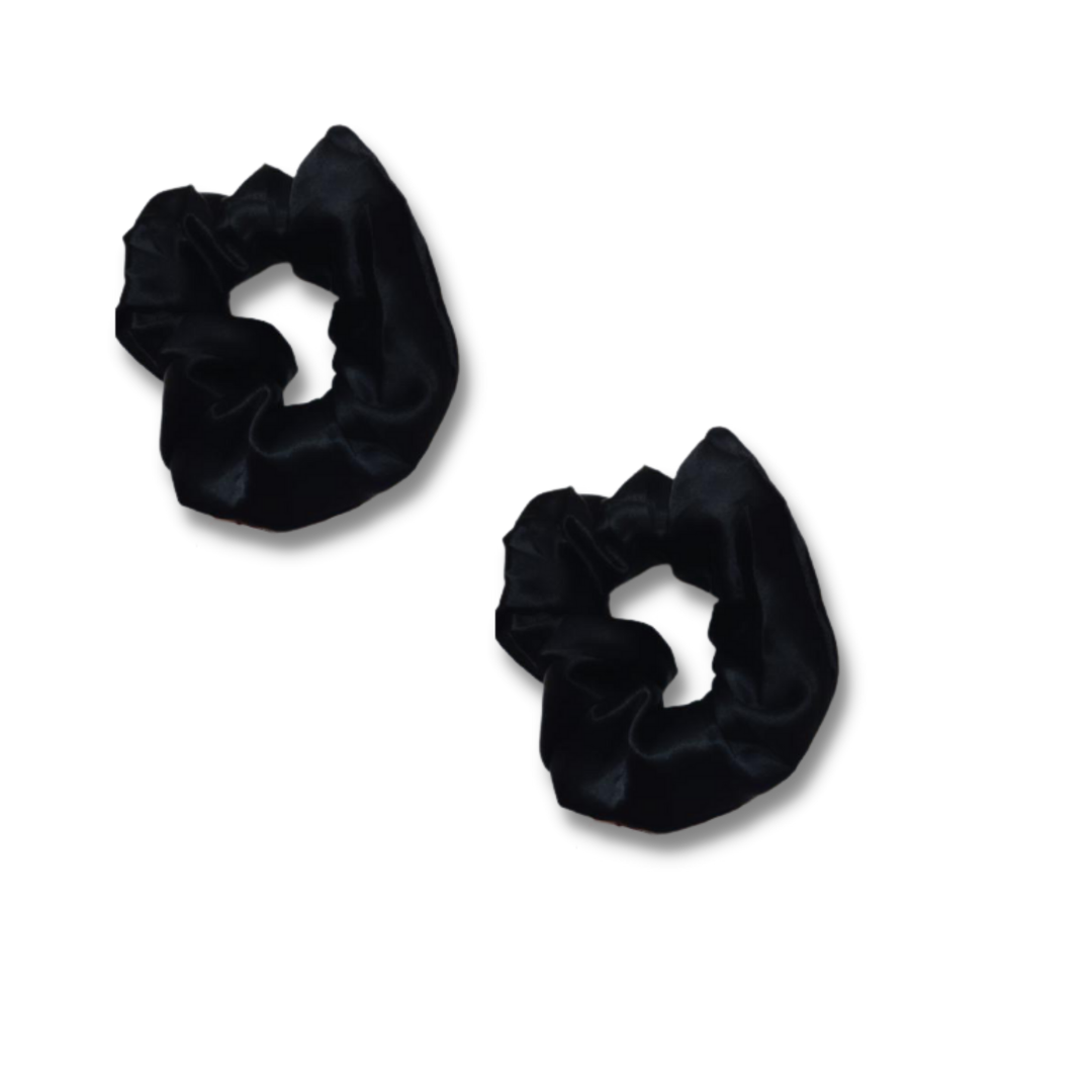 MWAA Silk Scrunchie - Black