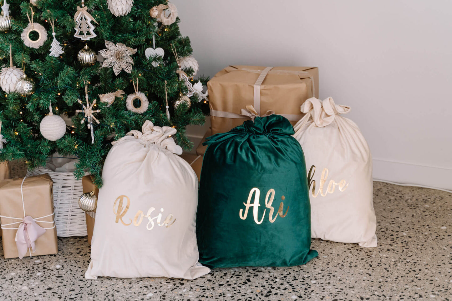 Luxury Velvet Santa Sack