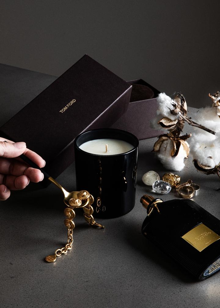 Black Orchid Soy Candle by burnn.