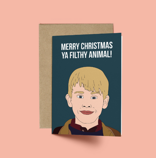 Home Alone, Merry Christmas Ya Filthy Animal! Funny Christmas Card