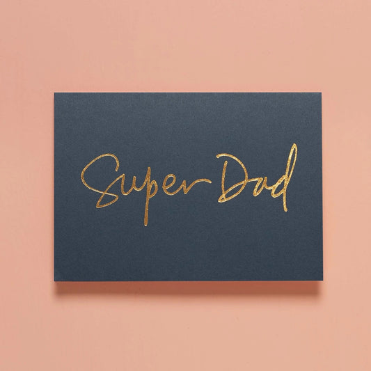 SUPER DAD Cobalt Card