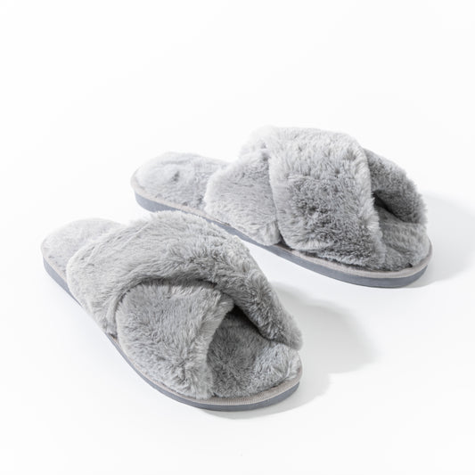 Slip In Me Slippers - Smoke