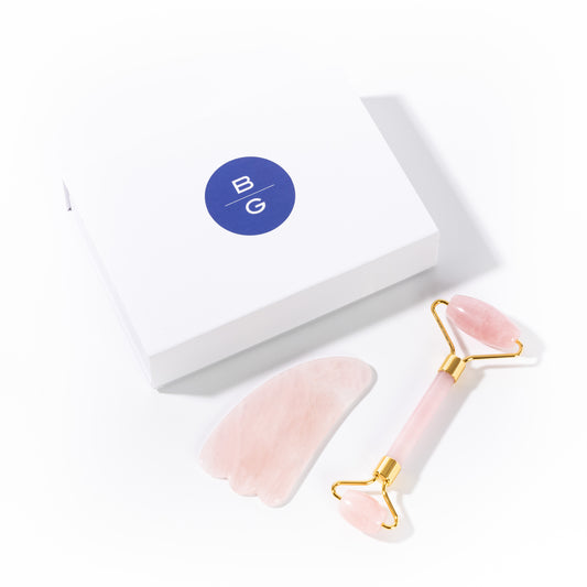 Rose Quartz Roller & Gua Sha Kit