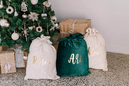 Luxury Velvet Santa Sack