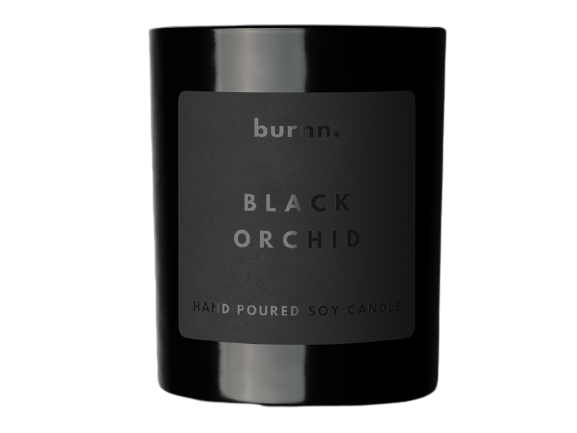 Black Orchid Soy Candle by burnn.