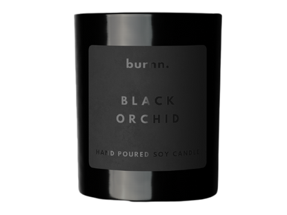 Black Orchid Soy Candle by burnn.