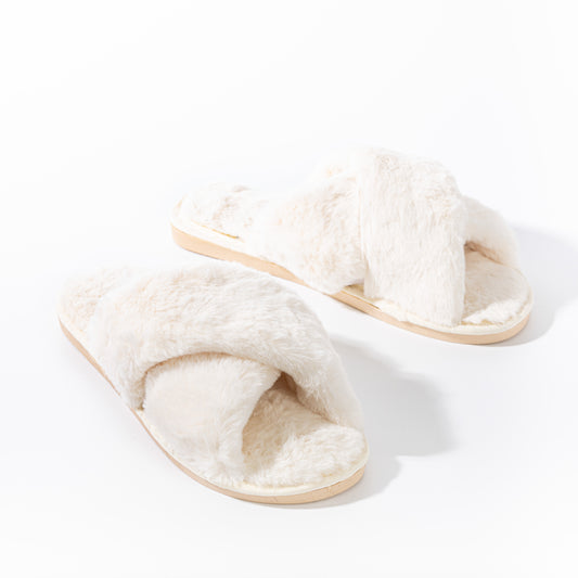 Slip In Me Slippers - Bone