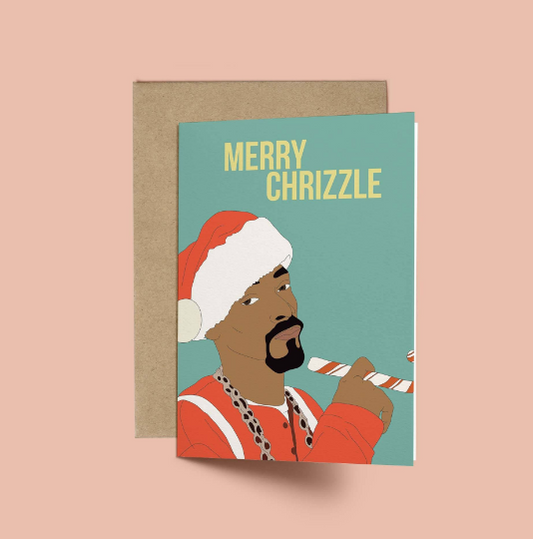 Snoopy Dog, Merry Chrizzle Christmas Card